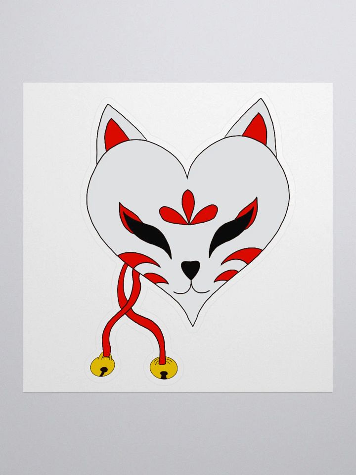 Kitsune Heart Sticker product image (1)