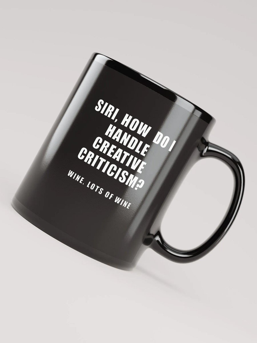 Cheeky Siri Tech Comment 002 - Creative Criticism Black Mug product image (7)