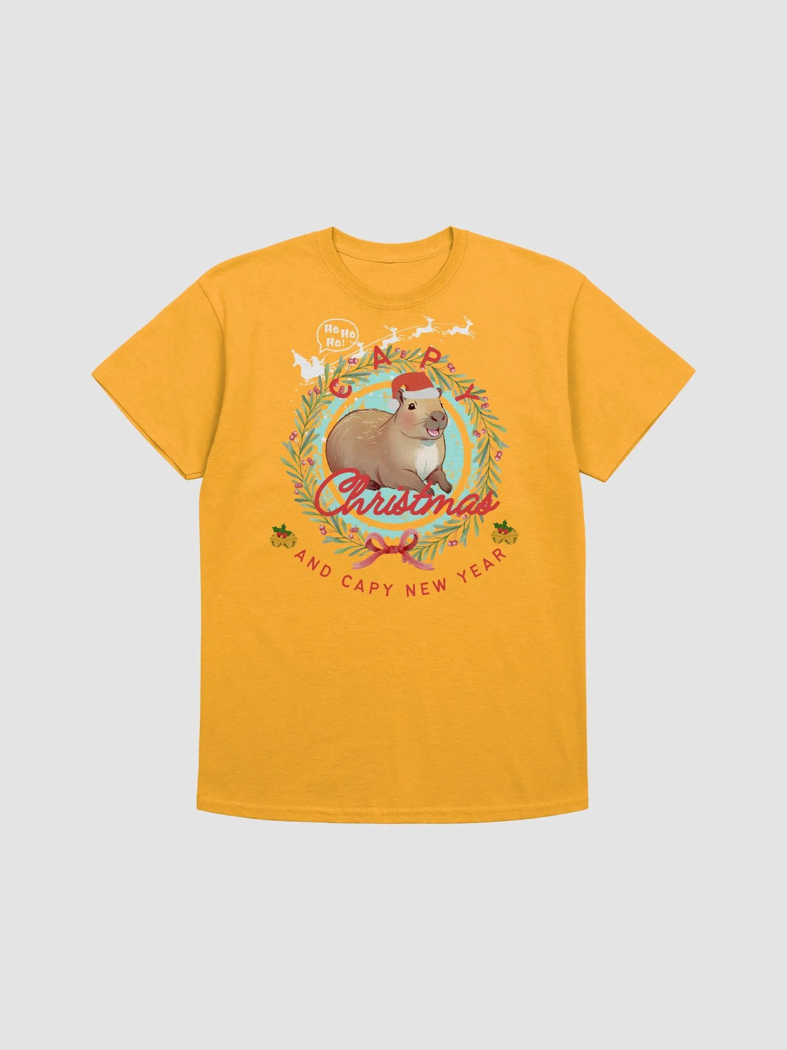 Cappy Christmas Capybara T-Shirt product image (31)