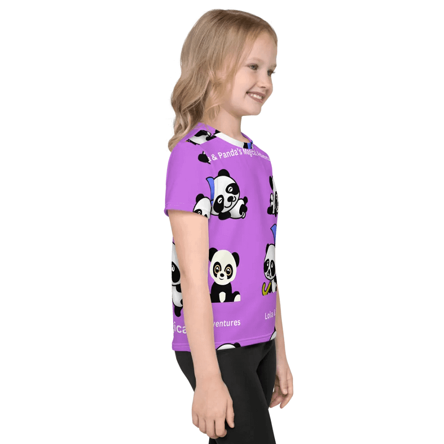 Lola & Panda's Magical Adventures Crew Neck T-Shirt product image (5)