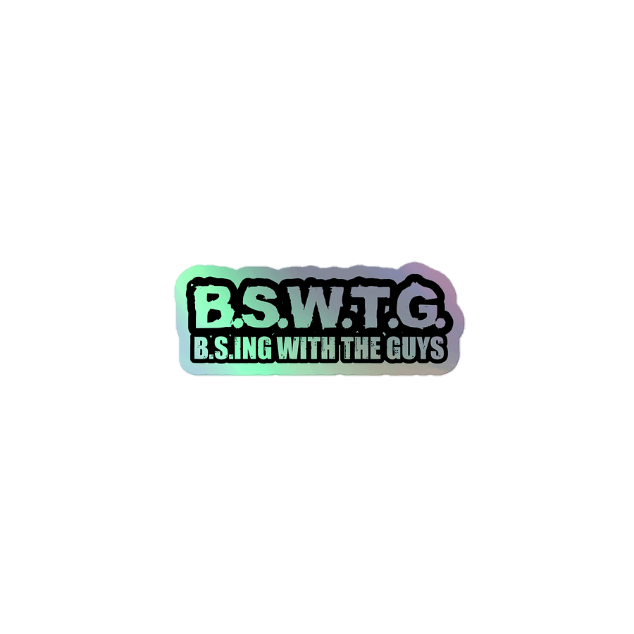 B.S.ing With The Guys chrome decals product image (1)
