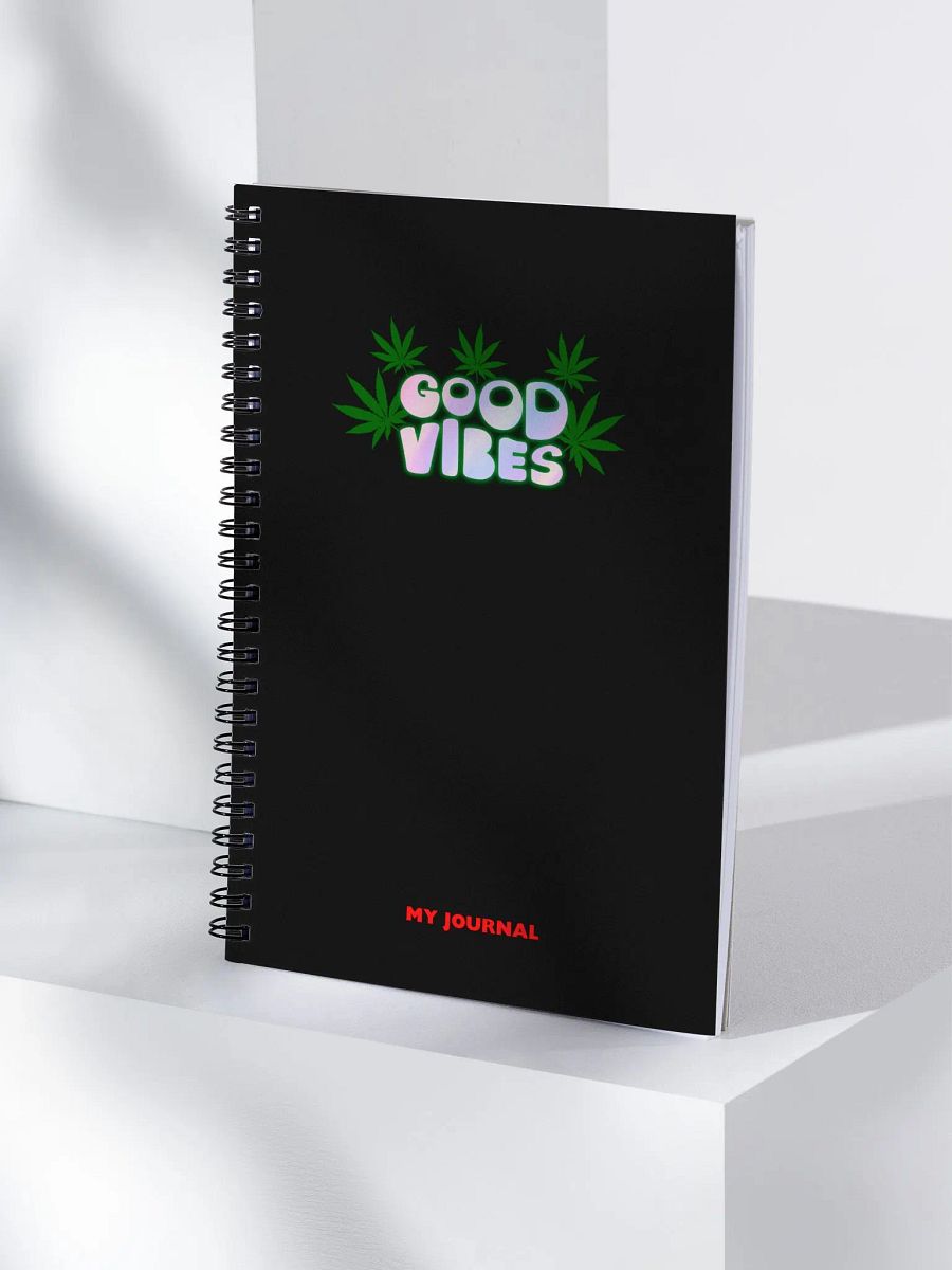 Cannabis Leaf Spiral Notebook product image (4)