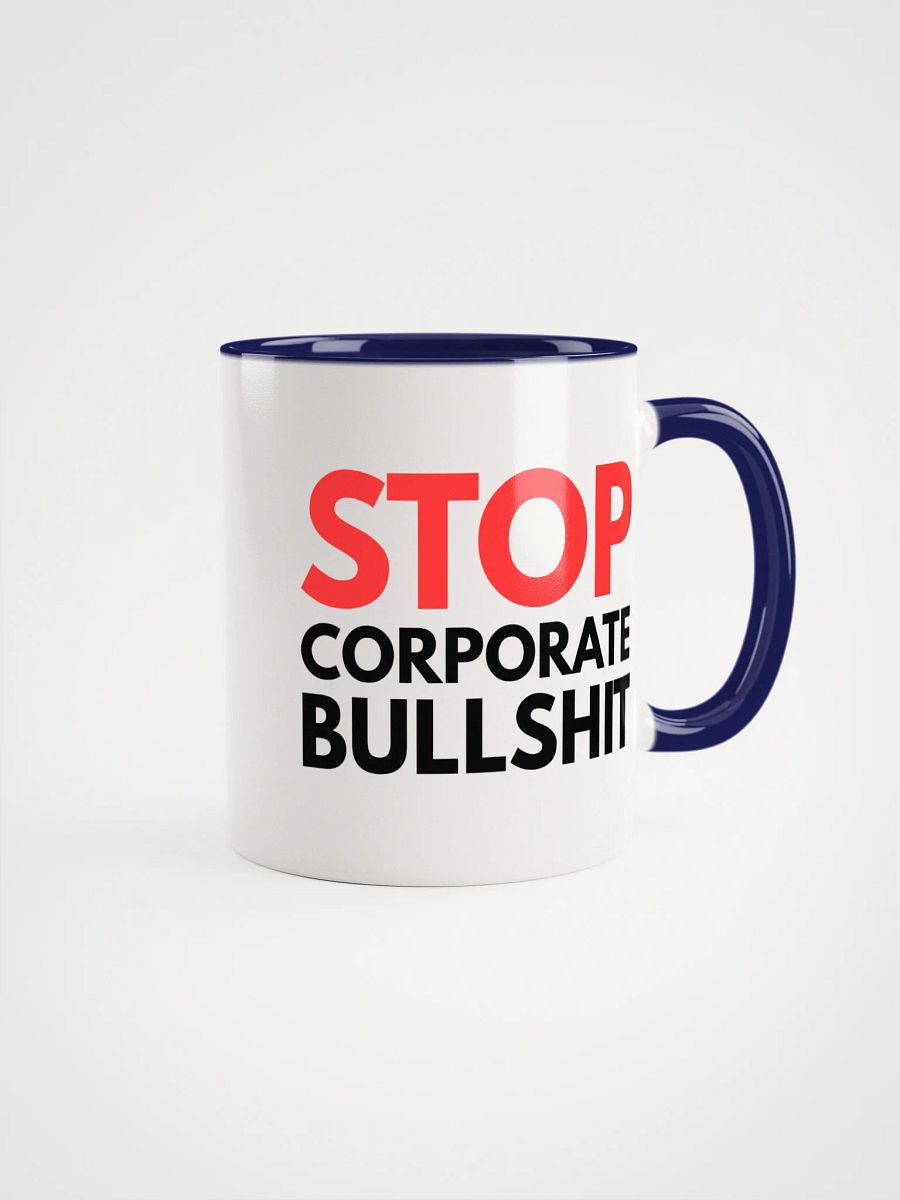 STOP corporate bullshit Mug product image (1)