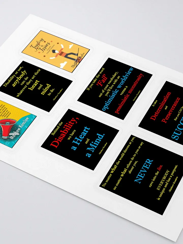 Stickers of Quotes and Books by Matthew Kenslow product image (2)