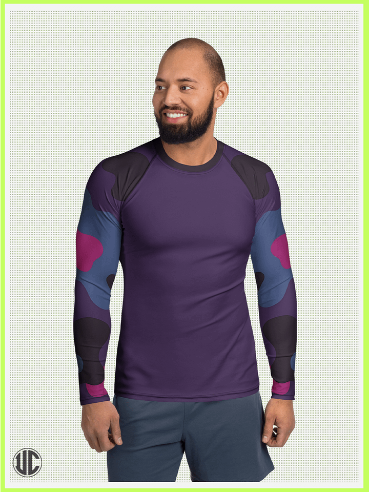 Kat’s Urban Camo – Men’s Rash Guard product image (1)