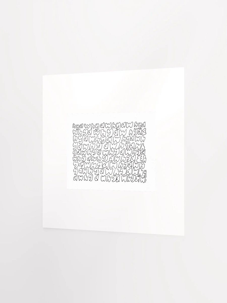 hyaw hyaw hyaw panel card print product image (4)