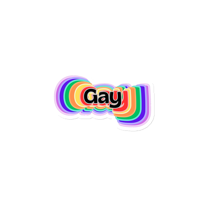 LGBTQIAP2S+ 2025, Rainbow Gay, Magnet product image (2)