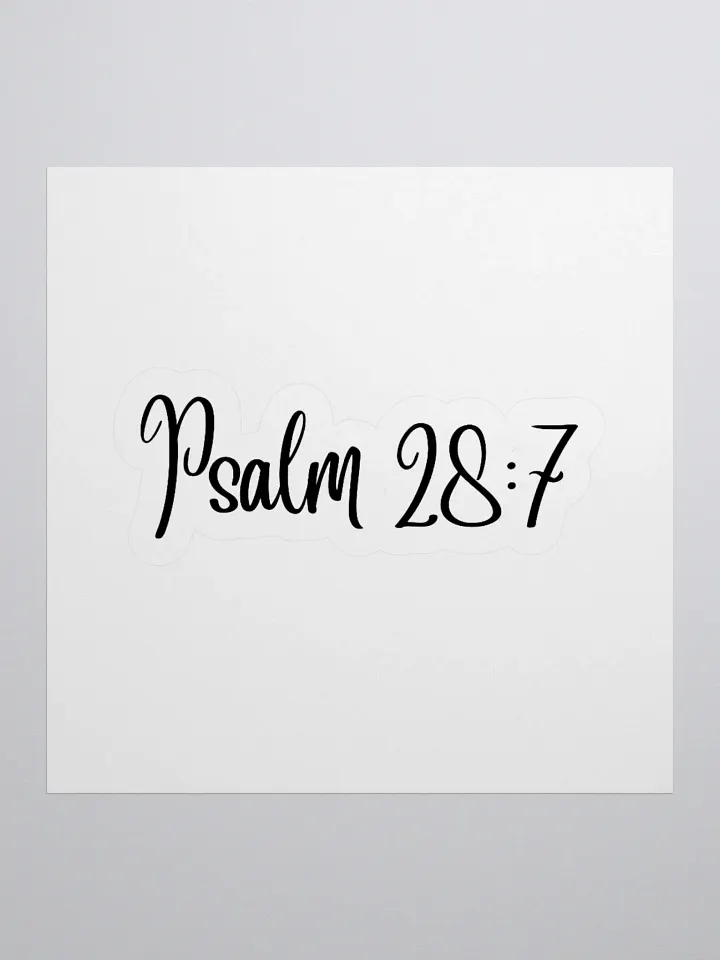 Psalm 28:7 product image (1)