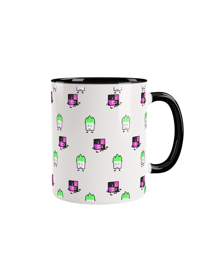 Null Cube & Potted Plant Mug product image (1)