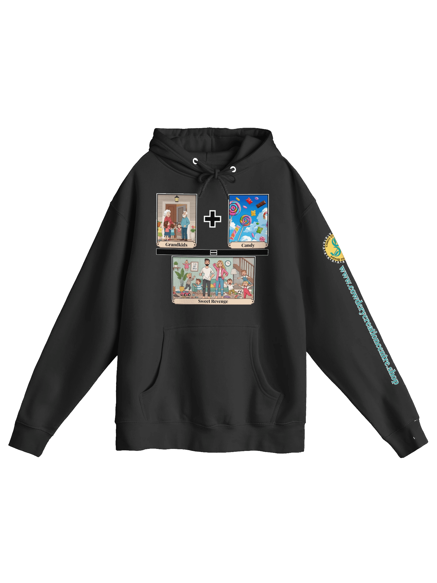 Grandkids + Candy = Sweet Revenge (Both) Lane Seven Premium Pullover Hoodie product image (1)