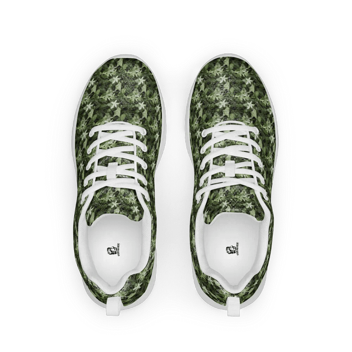 DARK GREEN CAMO PATTERN MEN'S ATHLETIC SHOES product image (2)