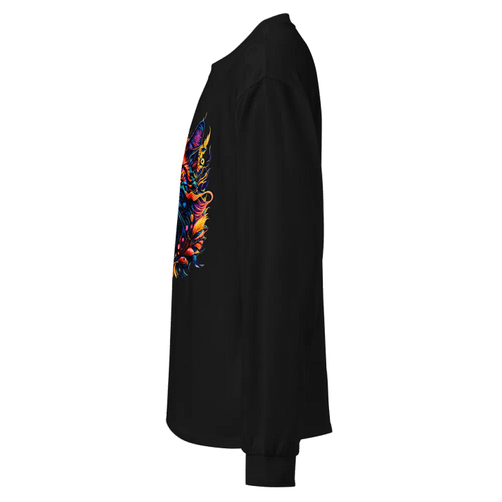 [Trippy Cat] Unisex Premium Heavyweight Long Sleeve Shirt product image (5)