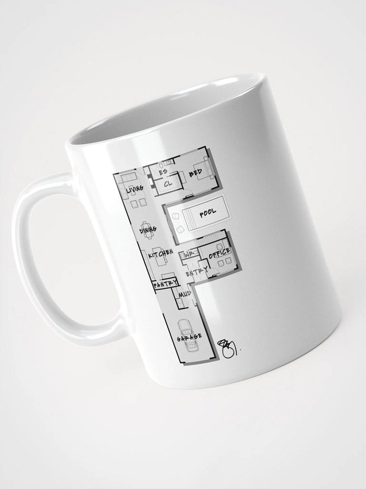 Alphabet Floor Plan Mug - F product image (2)