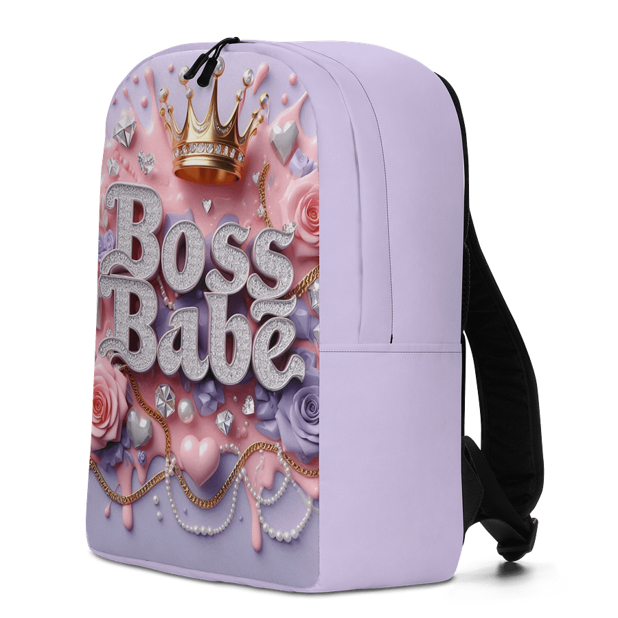 Royal Boss Babe All-Over Print Backpack product image (2)