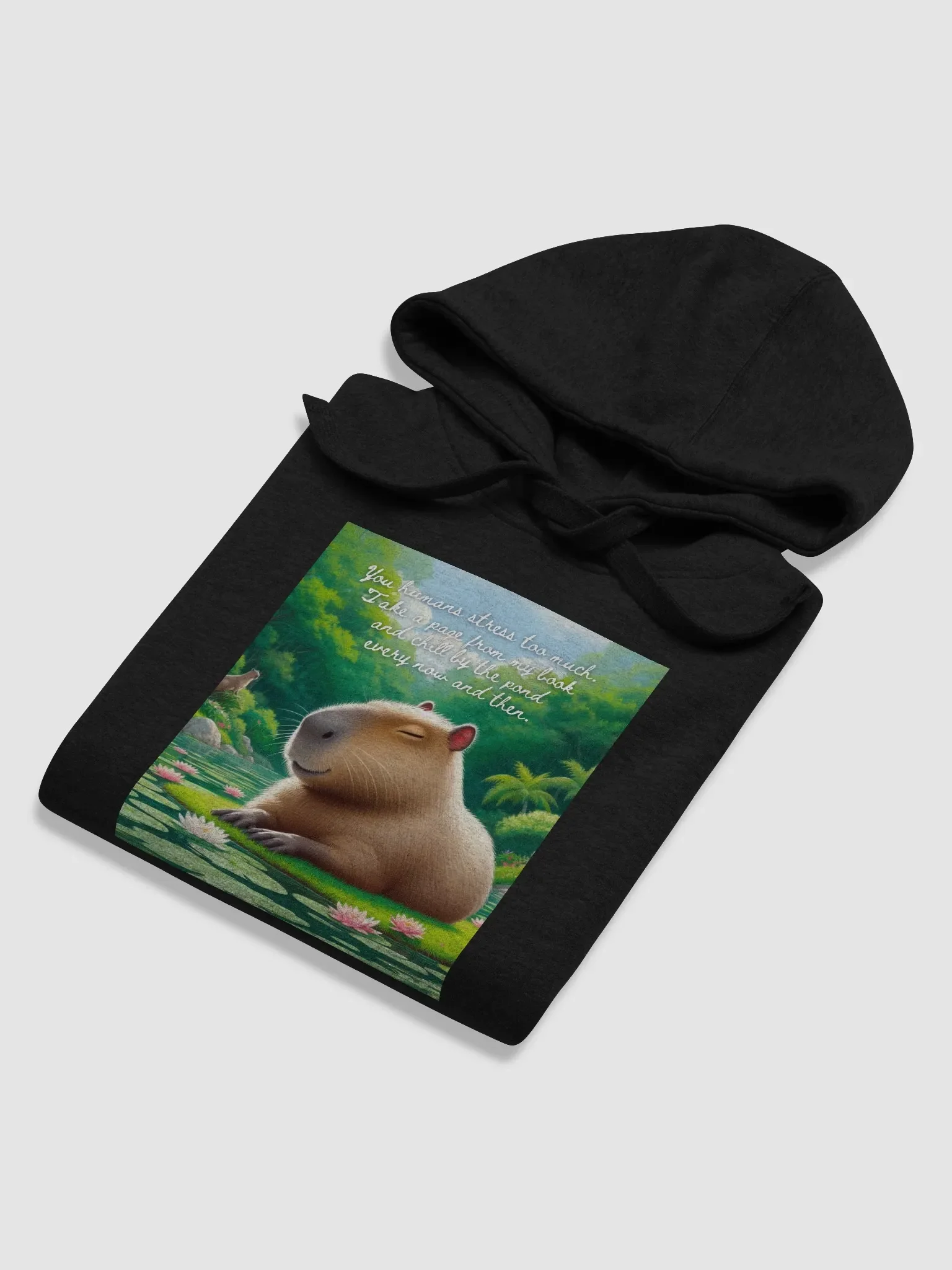 Capybara's Peaceful Advice Hoodie product image (6)