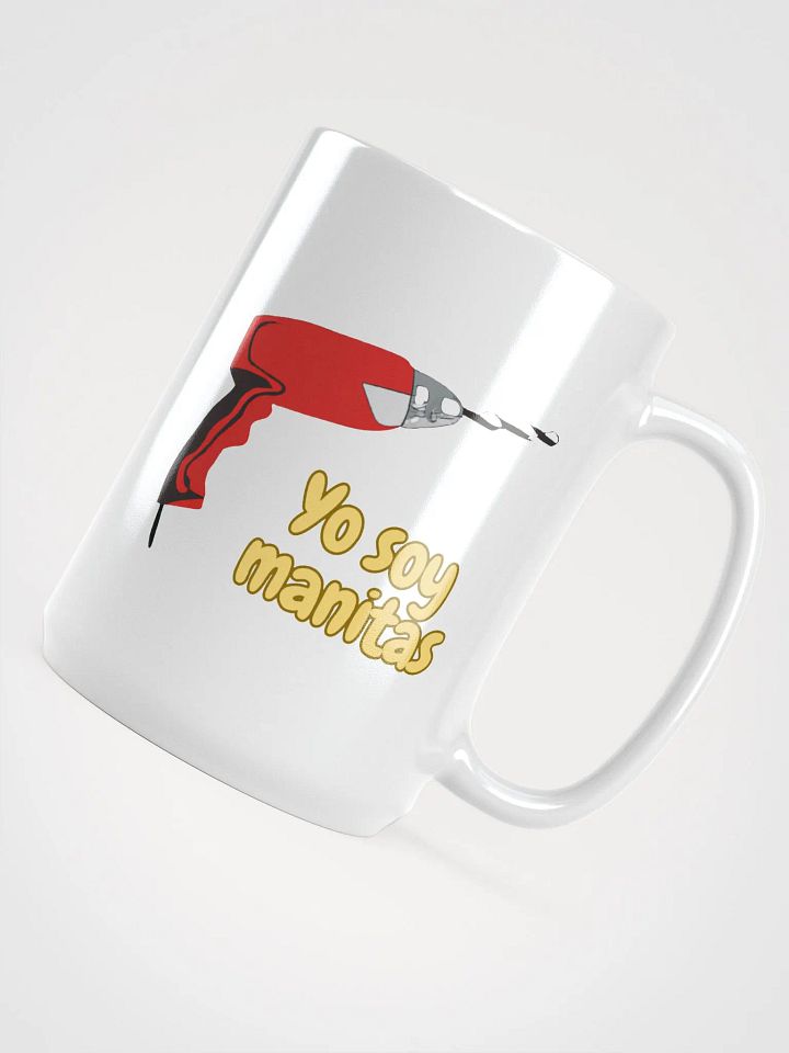 Taza blanca brillante product image (2)