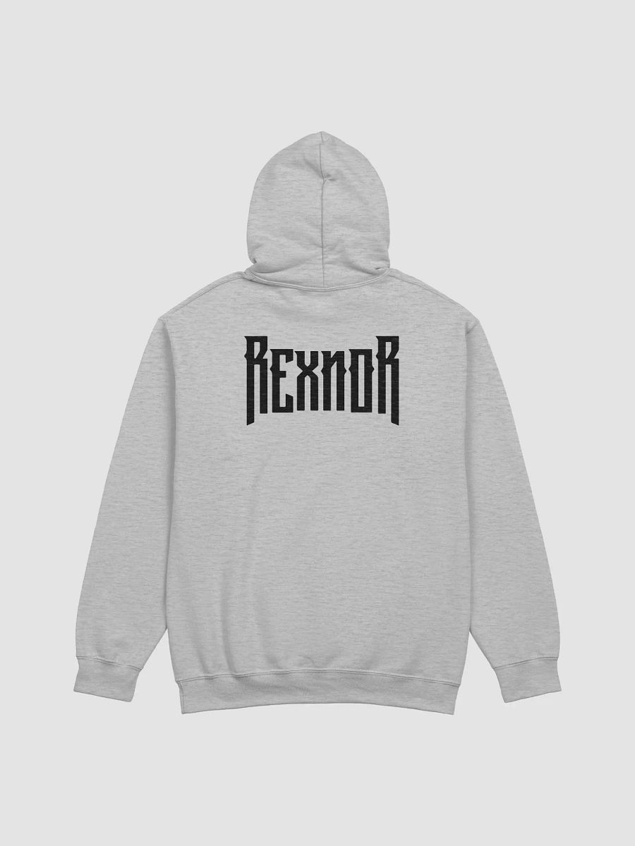 REXNOR Berserker Hoodie (Black Logo + Text Upper Back) product image (4)