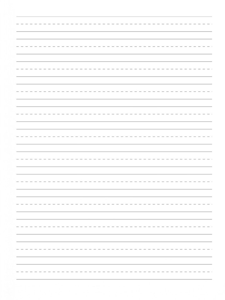 Handwriting Paper: Blank Dotted lined Paper For Students product image (2)