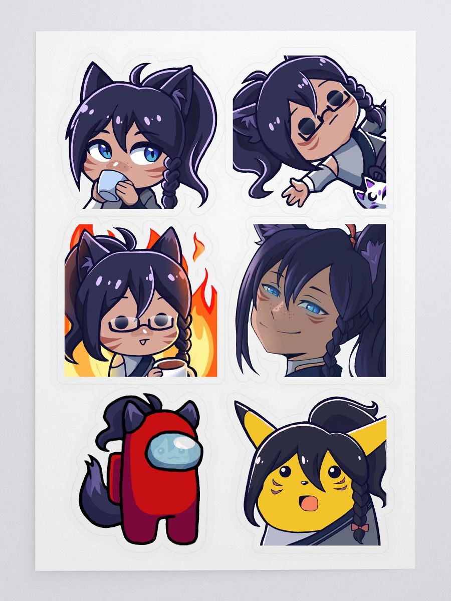 Emote Sticker Sheet product image (3)