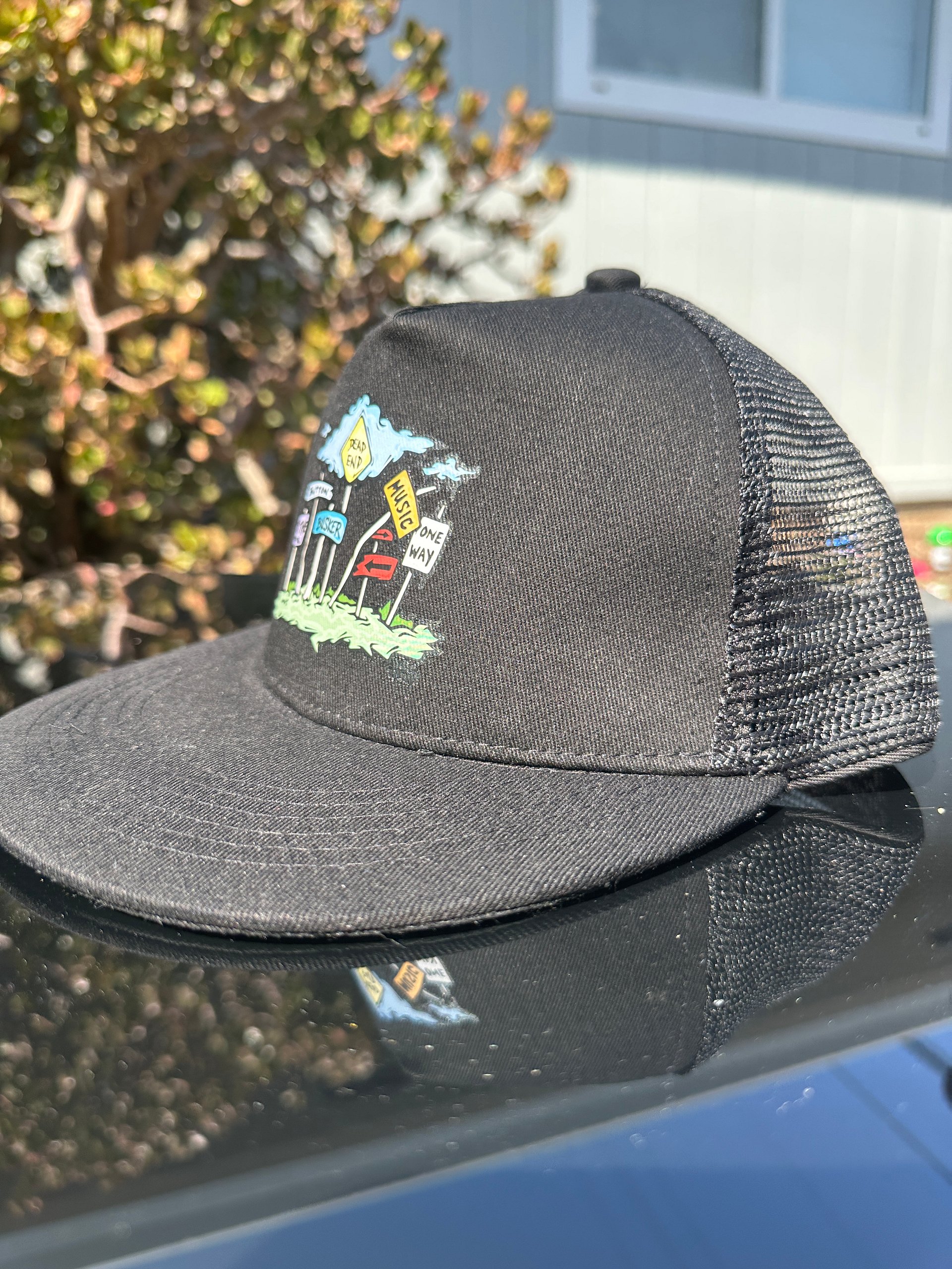 Button the Busker Snapback OG Street Art (Black) product image (1)