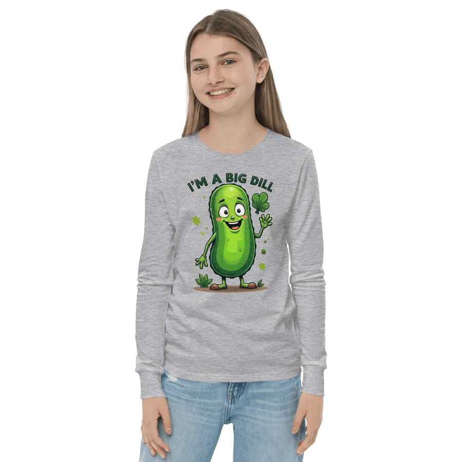 Big Dill Pickle Youth Long Sleeve Tee product image (20)