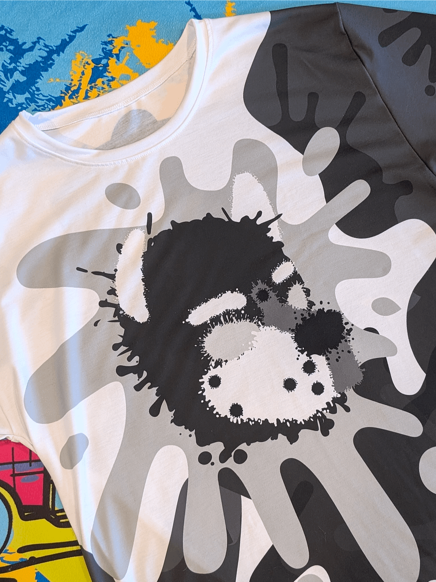 Chaos Splatter Shirt - White / Gray product image (6)