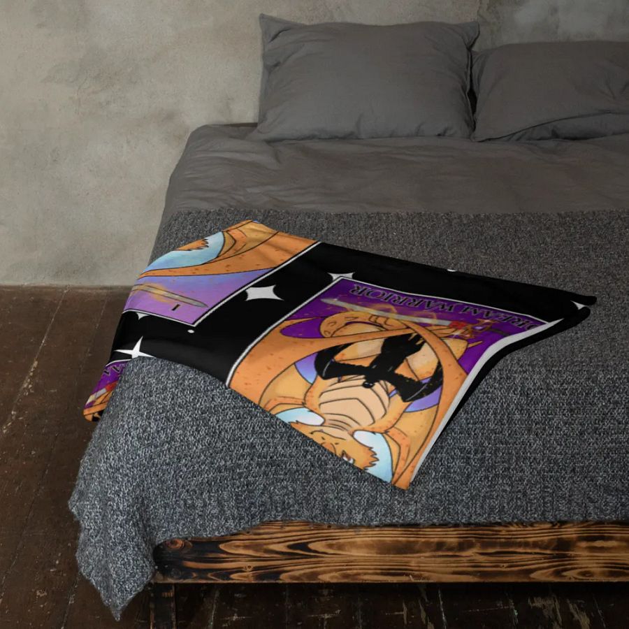 Day of the Dragon Tarot Card Throw Blanket product image (23)