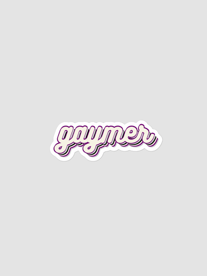 GAYMER STICKER - DEMISEXUAL PRIDE product image (1)