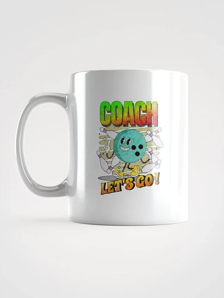Retro Mascot Coach Bowling Ball Mug product image (1)