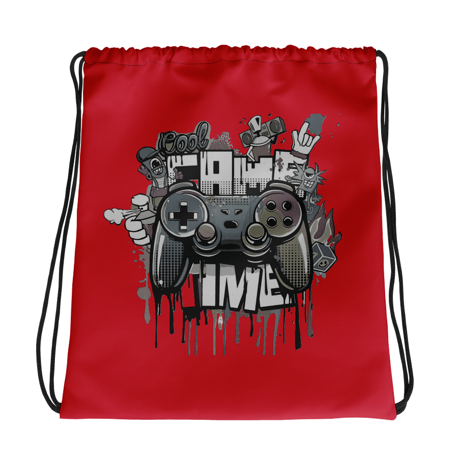 Cool GameTime All-Over Print Drawstring Bag product image (1)