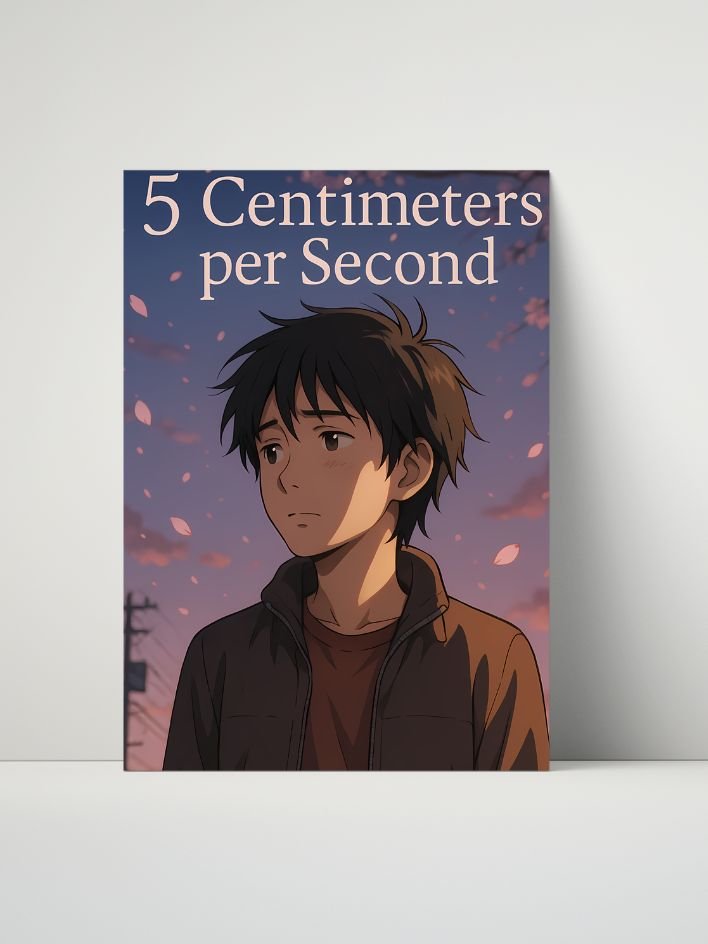 5 Centimeters per Second – Takaki Twilight Drift – 8x10 Metal Print product image (1)