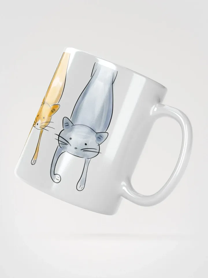 Hand Drawn Feline Friends Mug product image (4)