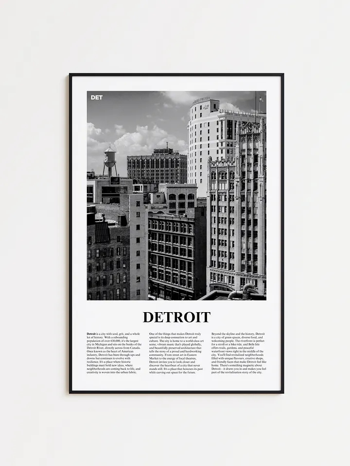 Detroit 03 Newspaper Poster product image (1)