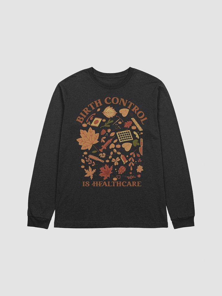 birth control blooms (fall edition long sleeved tee) product image (1)