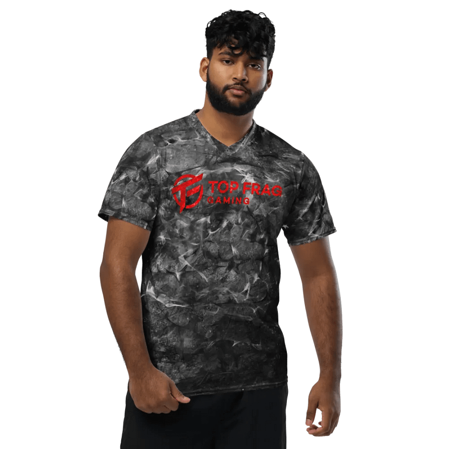 TopFrag™ Black Unisex Sports Jersey product image (1)