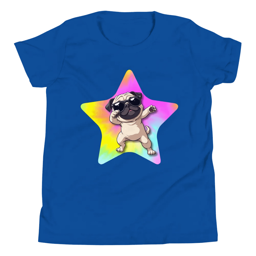 Cool Dabbing Pug Youth T-Shirt product image (20)