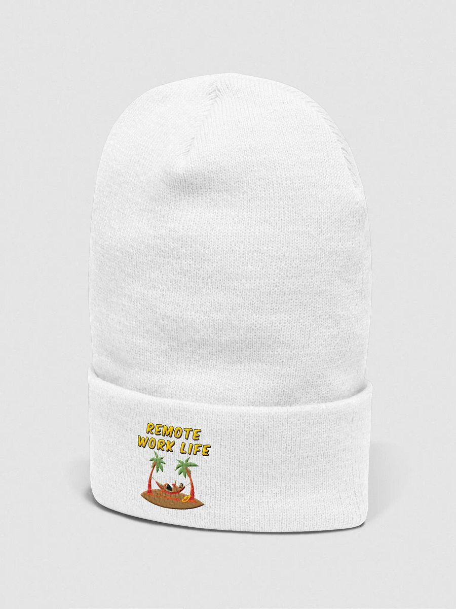 Remote Work Life Beanie product image (42)