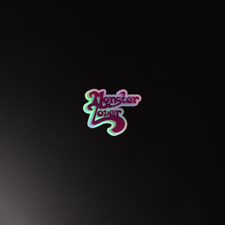 Monster Lover Holographic Sticker product image (4)