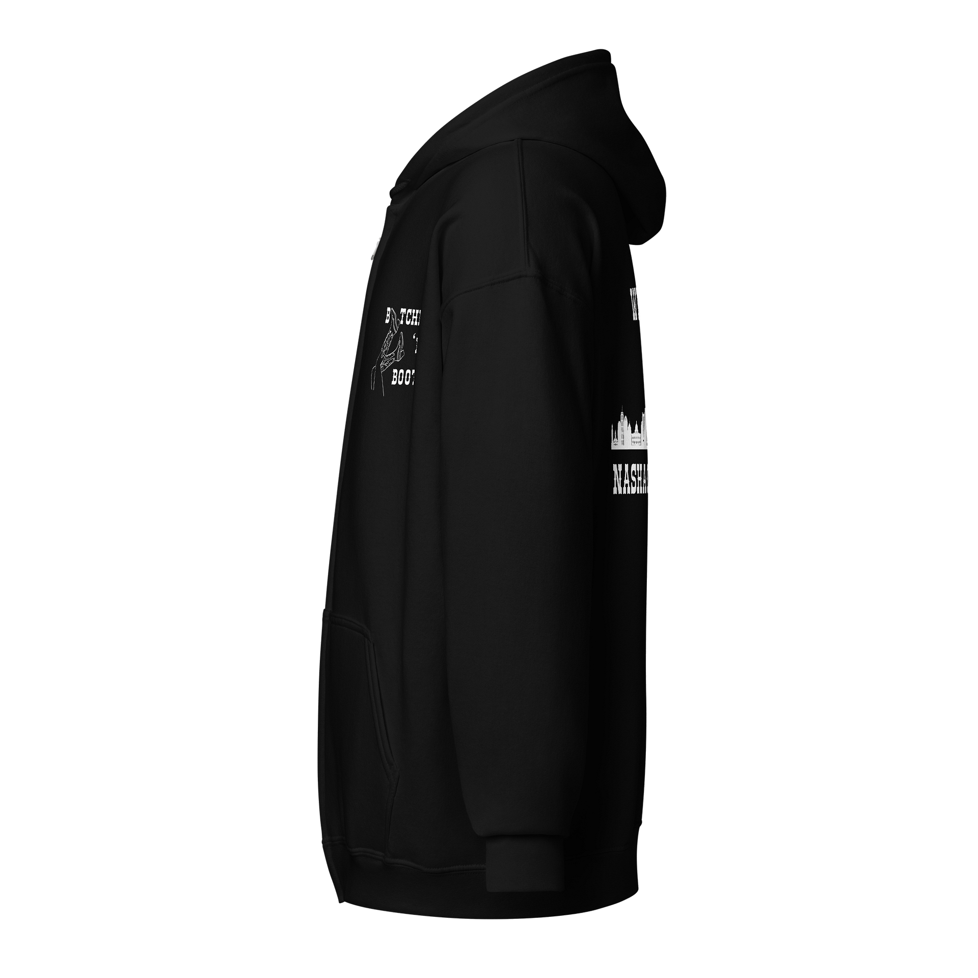 BnB Nash Zip Hoodie - White product image (10)