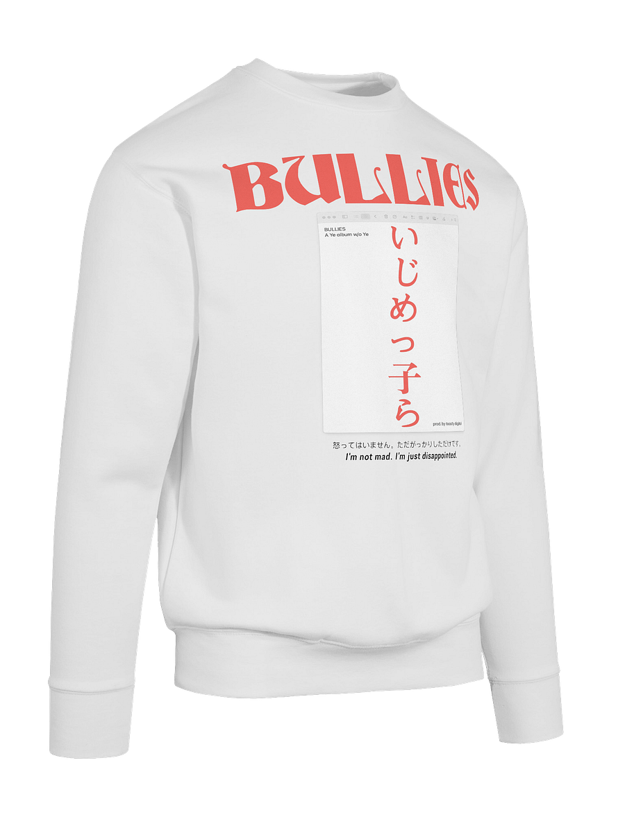 BULLIES WHITE CREWNECK product image (10)