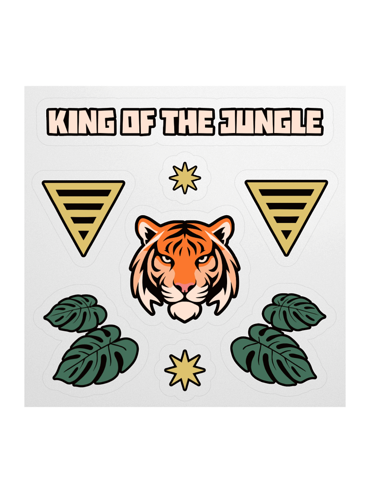 King of the Jungle Sticker Set product image (1)