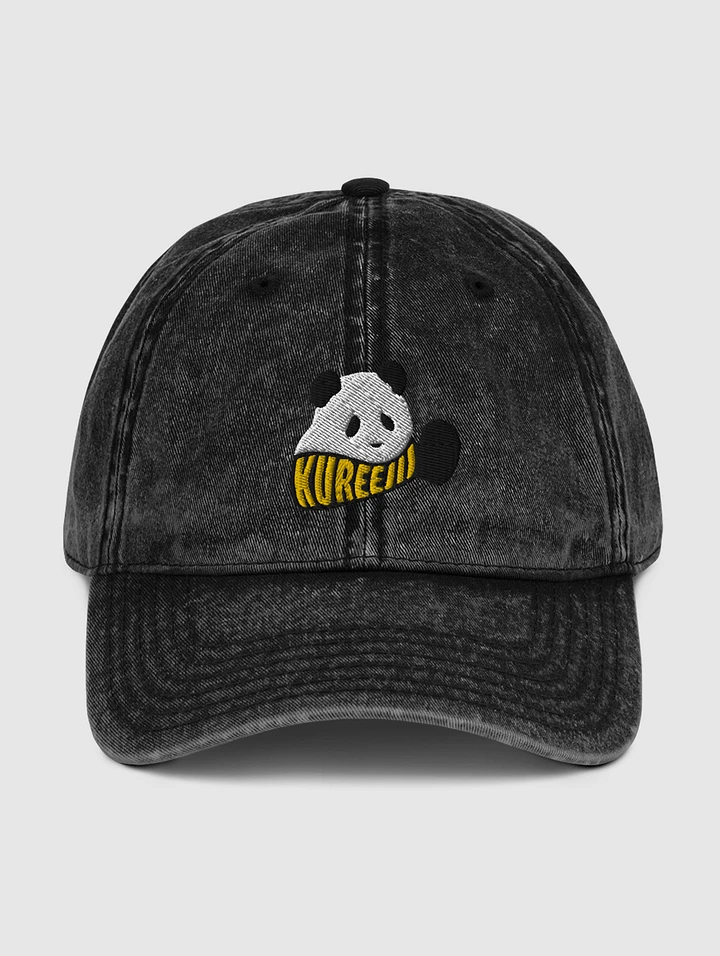 Kureejii Panda Logo Vintage Cotton Twill Cap product image (1)