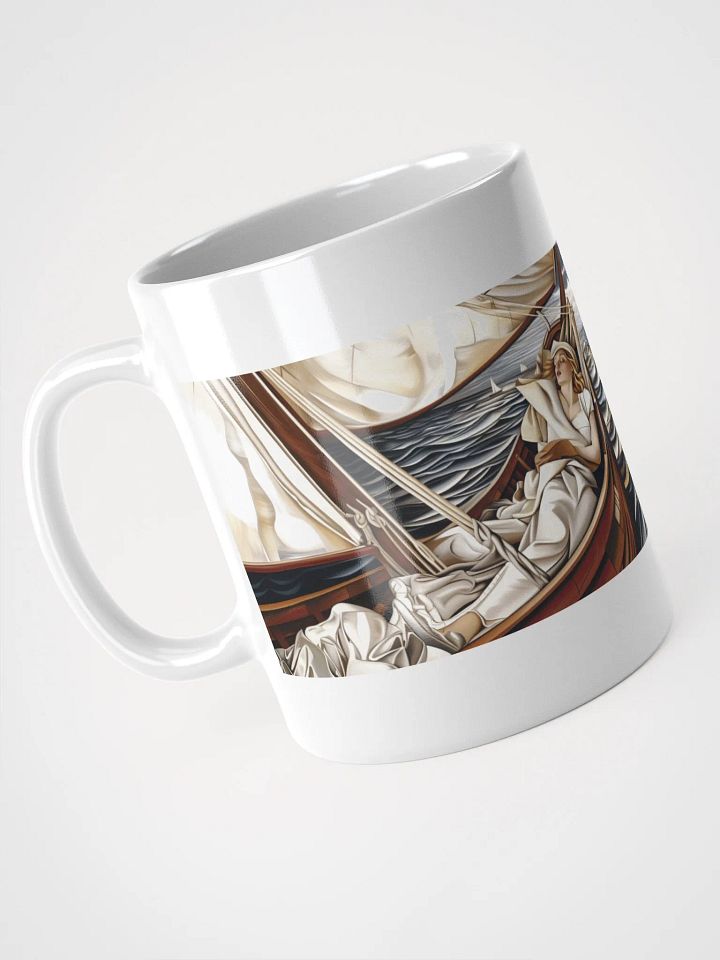 Glam Tarot 6 of Swords Ceramic Mug product image (1)