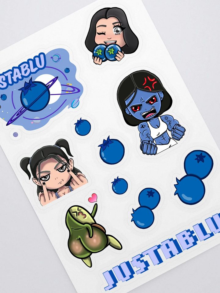 Justa Sticker Sheet product image (2)