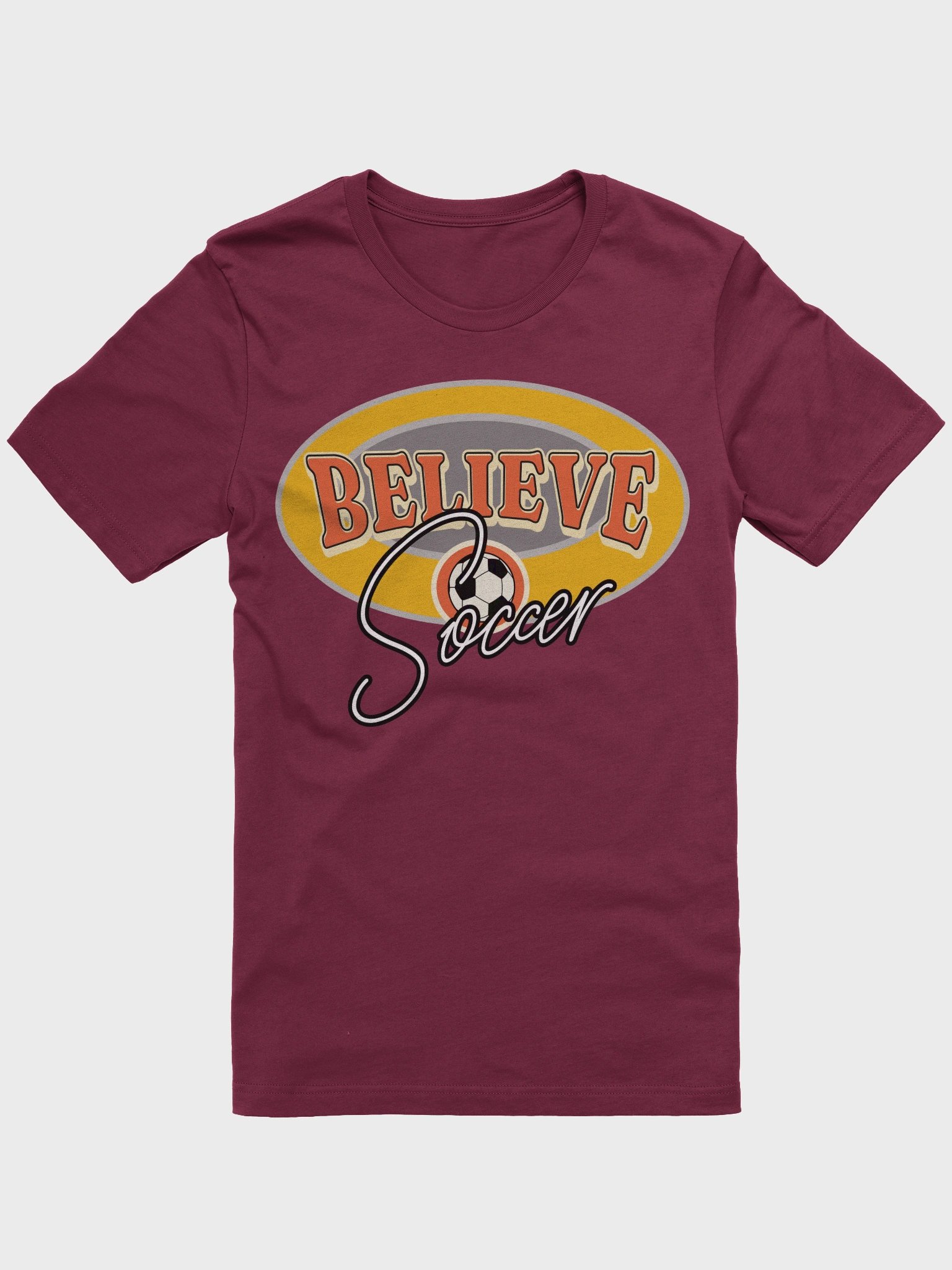 Believe Soccer Oval Logo T-Shirt product image (1)