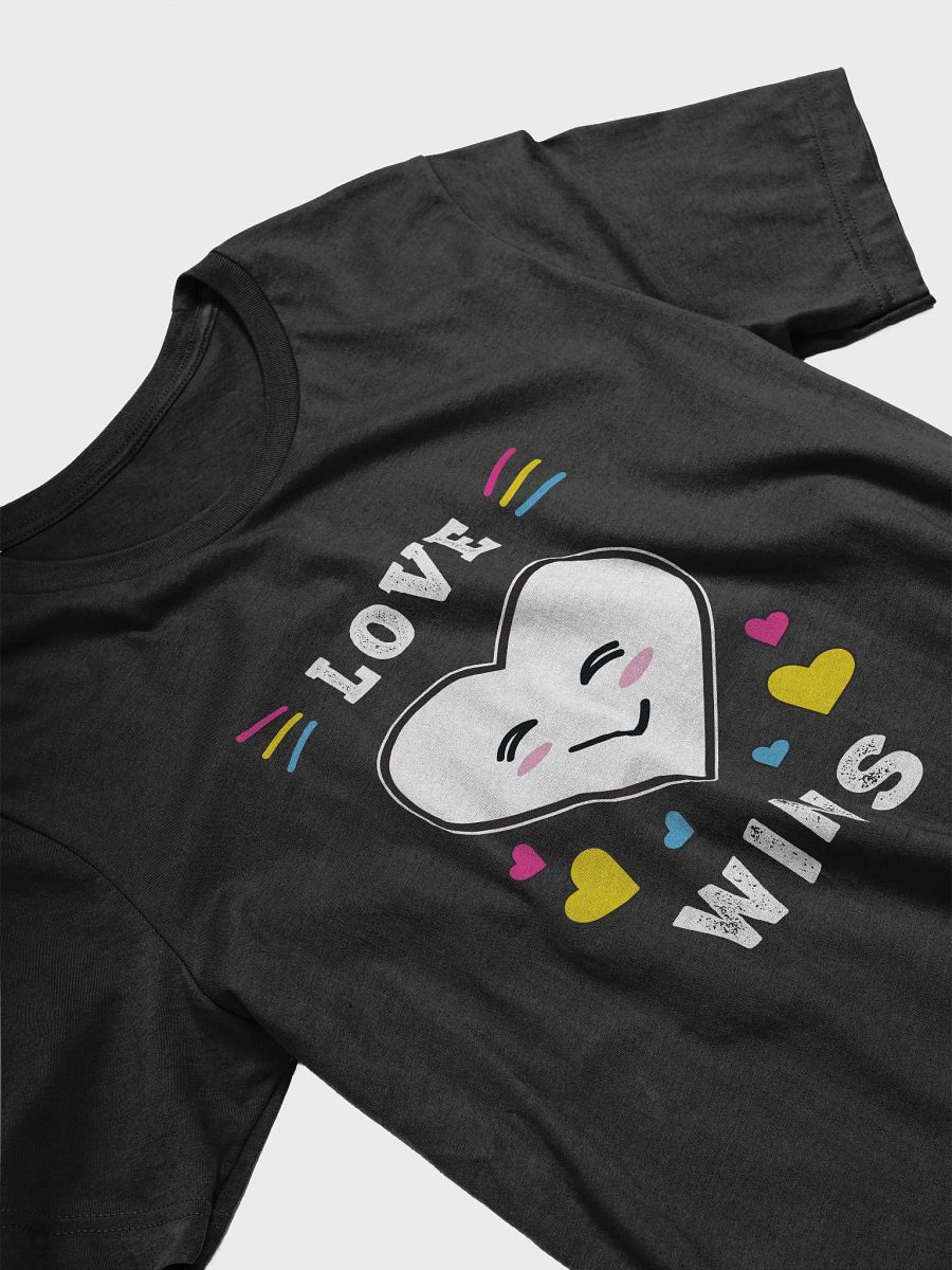 Heart Face Love Wins LGBTQ Pansexual Pride T-Shirt product image (3)