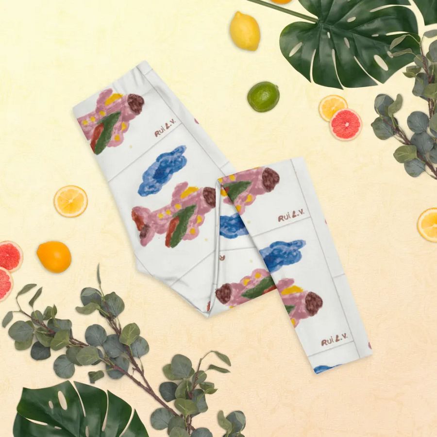 Kid Airplane (All-Over Print Leggings) product image (9)