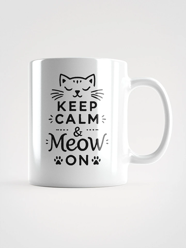 Keep Calm & Meow On Mug product image (1)