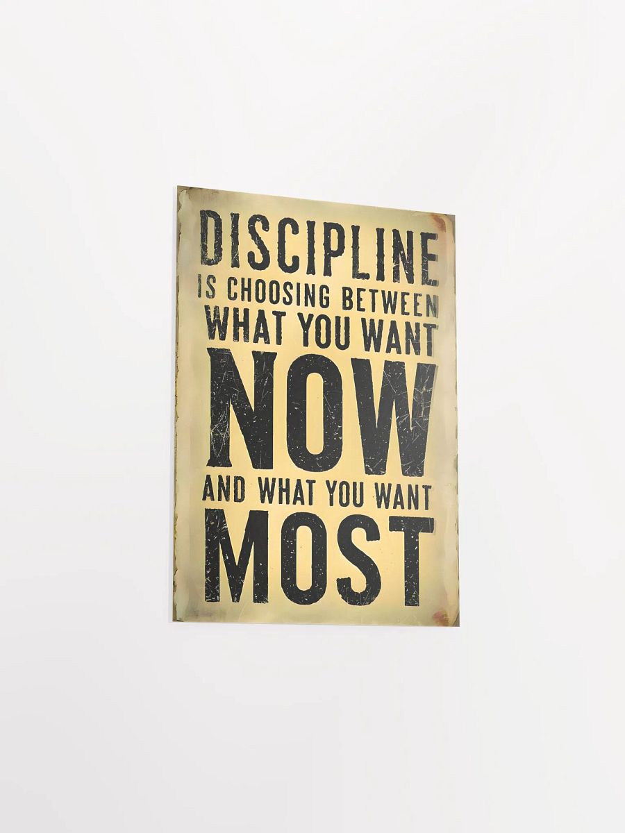 Get Disciplined - Quote Poster product image (11)