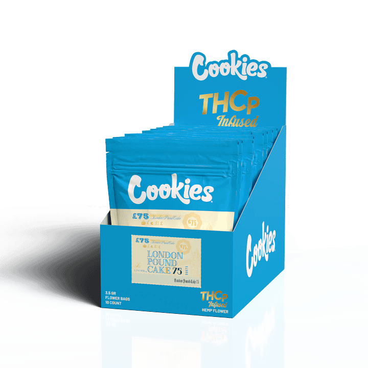 THCP Flower 3.5g Bag - London Pound Cake - 10ct Pop Box product image (1)